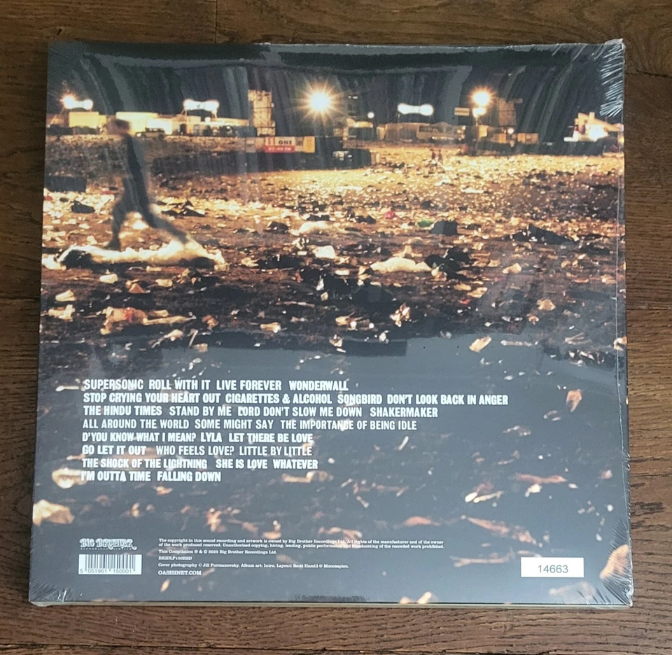 Oasis Time Flies 1994-2009, 4LP Record Store Day 2025 Coloured Vinyl - Image 2 of 2