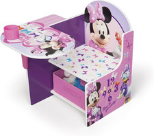 Chair Desk with Storage Bin, Disney Minnie Mouse