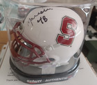 SCHUTT-Autographed Stanford Mini Helmets-Plunkett-Harbaugh-Marecic — photo 7