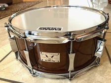 Pork Pie little squealer 14” Snare Drum, Dunnett Hardware Burst Finish
