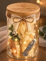Hochzeitsgeschenke FüR Brautpaar, Geldgeschenk Hochzeit LED Glasflasche Mit Bamb