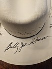 BILLY JOE SHAVER SIGNED COWBOY HAT  7 1/4 with ALEJANDRO ESCOVEDO — photo 1