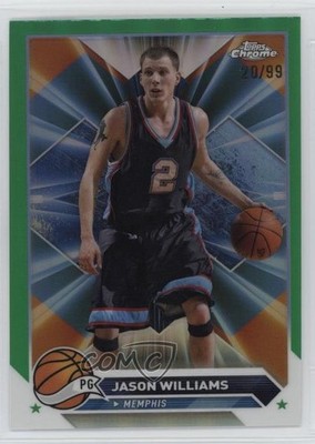 2023-24 Topps Chrome Green Refractor 20/99 Jason Williams #89 1t4l