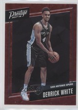 2017-18 Panini Prestige Micro Etch Rookies Red Derrick White #28 7tg