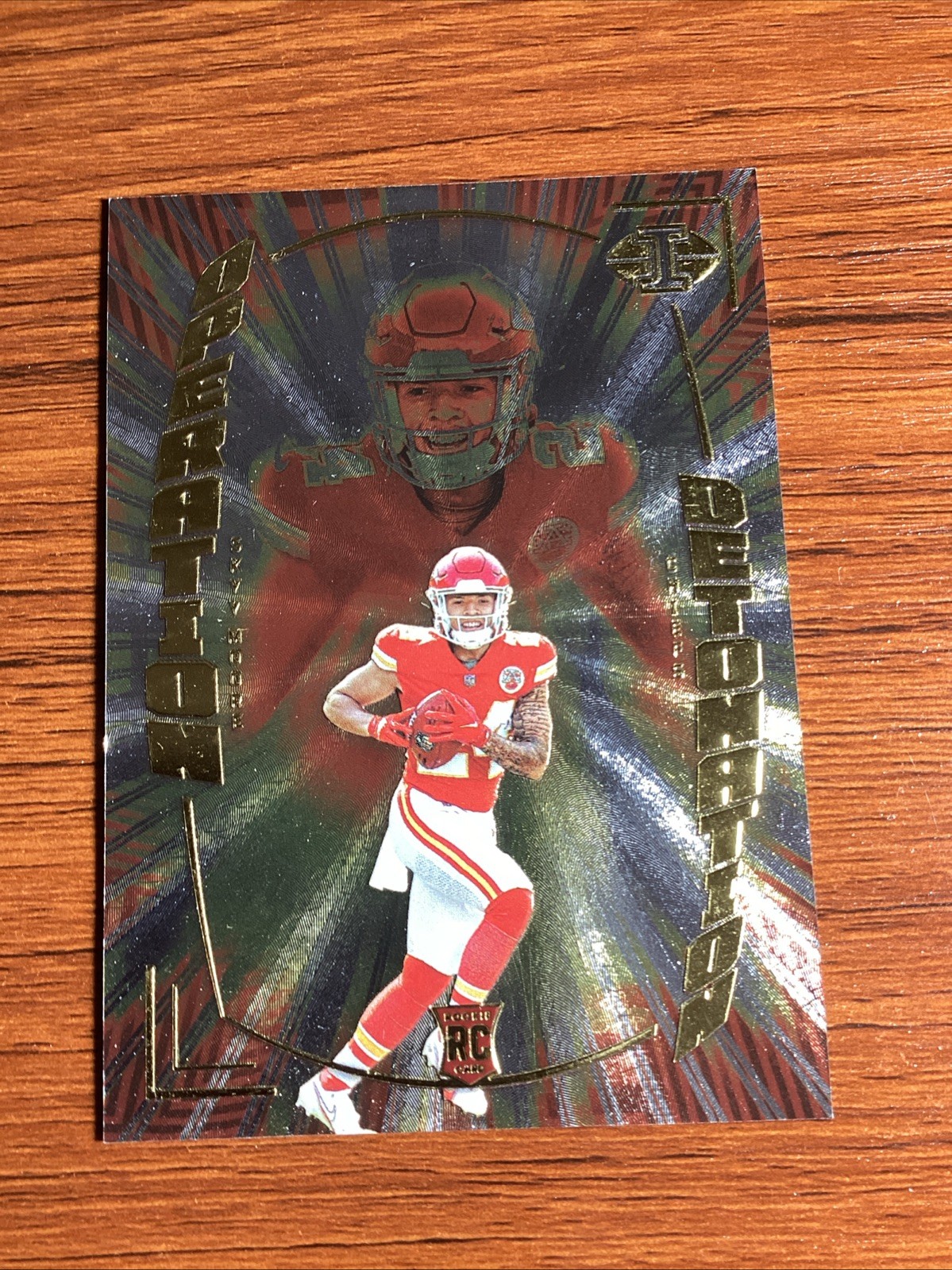 2022 Panini Illusions Operation Detonation Skyy Moore RC Chiefs #OD-30