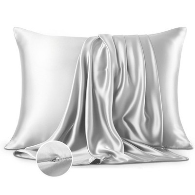 Silk Pillowcase for Hair and Skin, 100% Pure Mulberry Silk Pillow Cases - Sil...