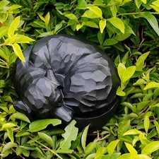 Cat Urn for Ashes Memorial Figurine Small Animal Urn for Yard Garden Lawn