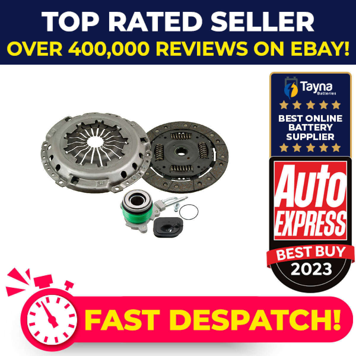 Clutch Kit 3pc (Cover+Plate+CSC) fits FORD MONDEO Mk2 1.8D 96 to 00 RFN 229mm
