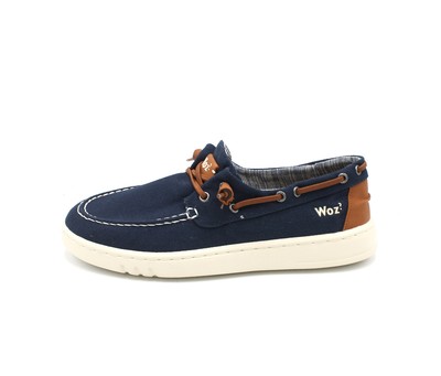 Woz Herren Schuhe Sommer Canvas leicht Schnürer elastisch bequem lässig George