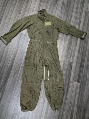 ひ*き様 40s USAF USN summer flight suit Vtg US NAVY Flight Suit Mens 40R Coveralls Summer Flyers GS/FRP4