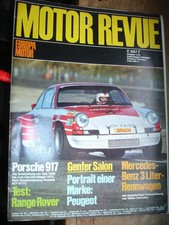 Motor Revue Fr&uuml;hjahr 1973 z.B. Hercules Wankel