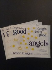 Creative Memories  Block Stickers  4" x 5"  Caught Being Good  Lot of Four