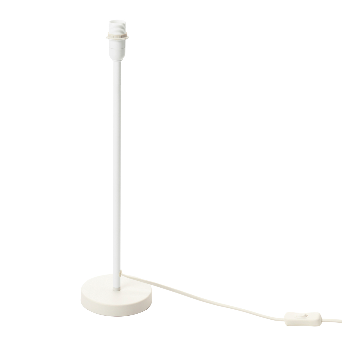 IKEA STRÅLA Table Lamp Base, White For Shade, 19