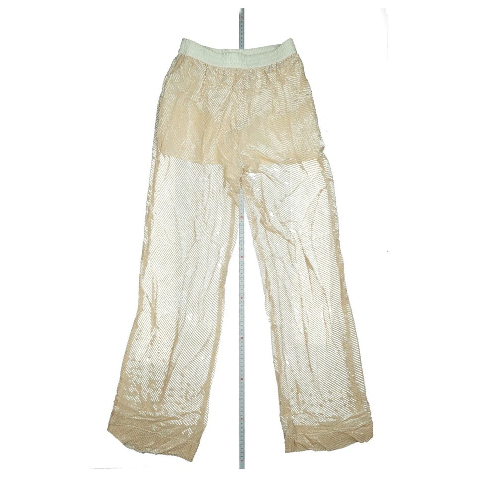 Escada Sport Damen Viskose Seide Luxus 34 XS Relaxed Gummibund Natur Beige NEU - Bild 3 von 4