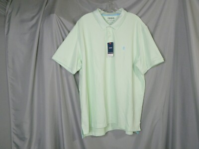 IZOD Men's Big & Tall Natural Stretch Advantage Performance Polo Shirts 2XL New
