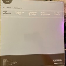 Creative Memories 12x12 Scrapbook Album Page Protectors 2008 NEW 16 Sheets
