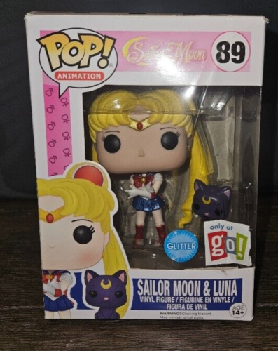 Funko Pop! Sailor Moon &Luna #89 Glitter Go! Exclusive