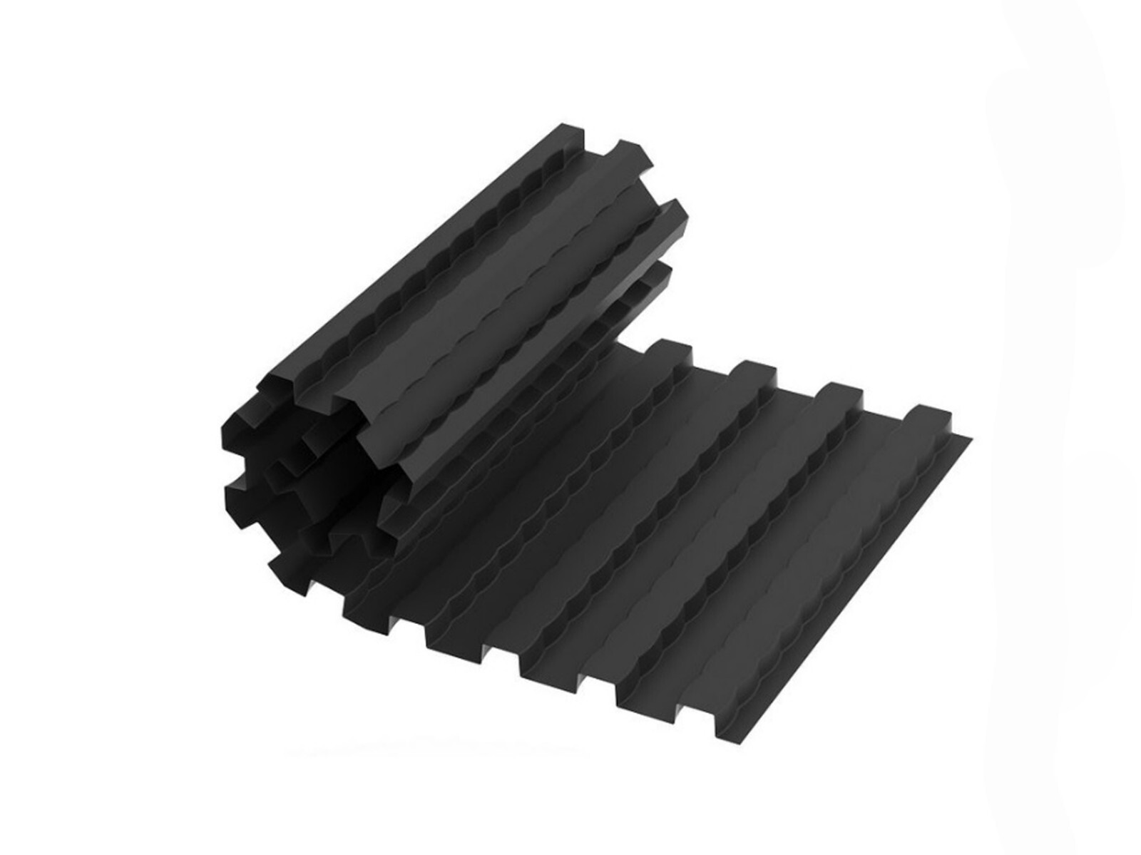 Timloc Eaves Vent Rafter Roll 600mm x 6m - Black, Continuous Rollout ...