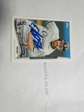 2014 Topps Adam Eaton Signed Baseball Card Beckett Pre-Certified 2