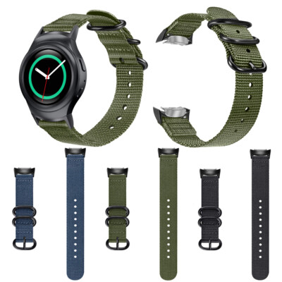 For Samsung Gear S2 SM-R720 SM-R730 20mm Soft Woven Nylon