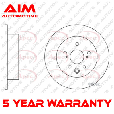 1x Brake Disc Rear Aim Fits Lexus Is C 2005-2013 2.0 D 2.5 3.0 4243130280