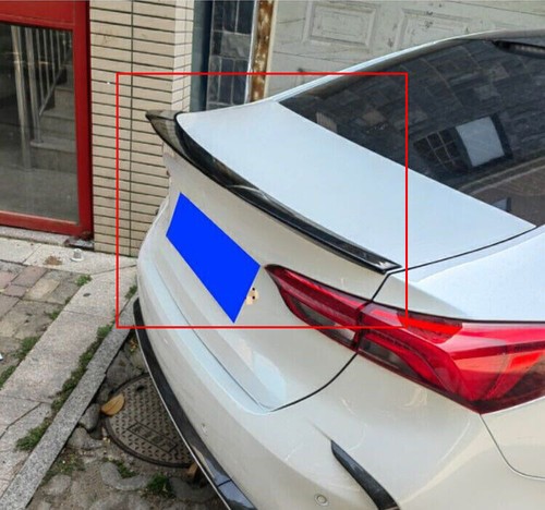 Alerón trasero estilo H negro brillante sedán Hyundai Elantra 2017-2018 - Imagen 6 de 8