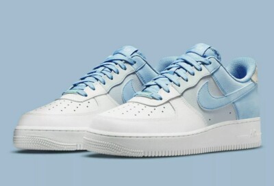 Nike Air Force 1 '07 LV8 Shoes Psychic Blue Grey CZ0337-400 Men's NEW | eBay