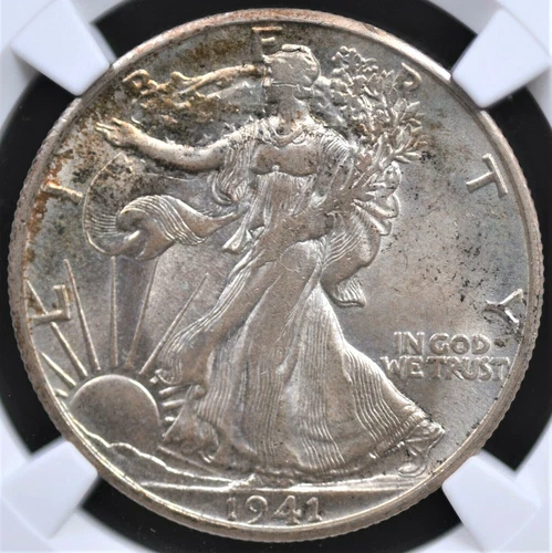 1941 S WALKING LIBERTY HALF DOLLAR NGC MS 63 CHOICE AND AFFORDABLE KEY DATE FOR