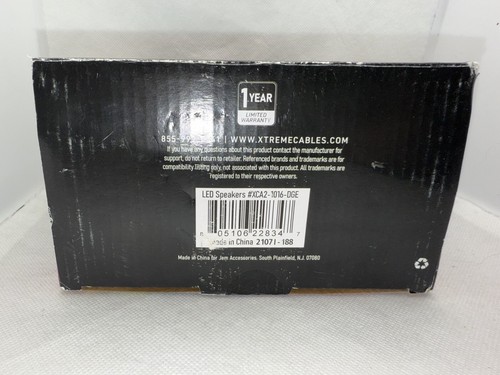 Xtreme Tech. Multicolor LED Gaming Speakers USB Connectivity - NEW - Picture 5 of 5
