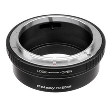 Canon FD Lens to Canon EOS M EF-M MIRRORLESS Mount Camera M50 M10 M100 Adapter