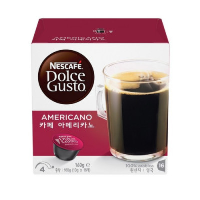 Nescafe Dolce Gusto Americano Capsule Coffee 7.9g * 16ea