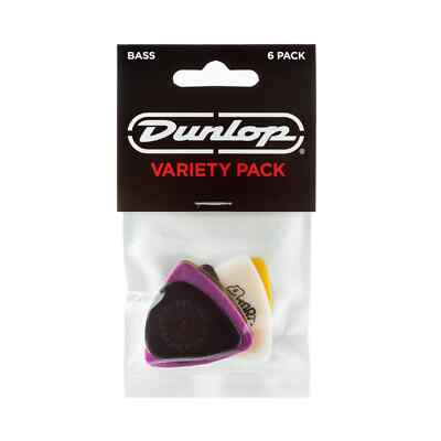 Jim Dunlop Bassgitarren-Plektren - 6er-Pack