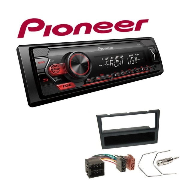 Pioneer 1-DIN Autoradio USB AUX Android Einbauset FüR Opel Combo + C Charcoal-image