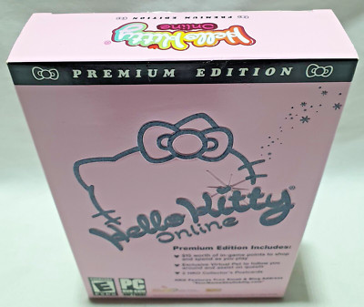 Hello Kitty: Online Premium Edition PC DVD-ROM Retro Small Box NEW MINT