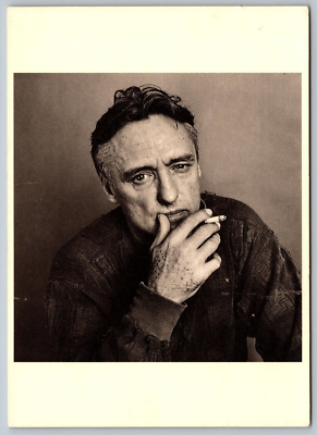 Dennis Hopper Smoking a Cigarette Hollywood Actor Continental 4x6 Postcard  C33