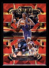 LISA LESLIE 2024 WNBA Panini Select Concourse Red Ice Prizm #97