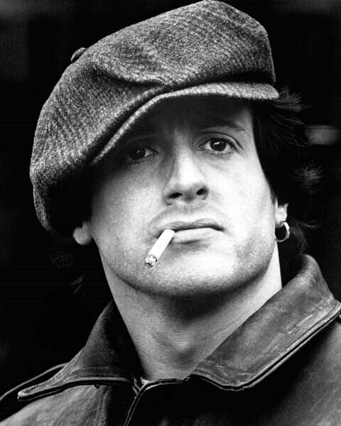 Sylvester Stallone cigarette in mouth wearing cap from Rocky 3 16x20 inch  poster