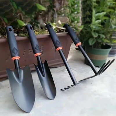 Garden Hand Tool Set Wide Shovel Hand Rake Cultivator Plant Tool Transplanting