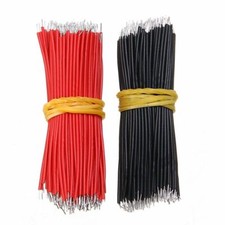 400pcs Black Red Kit Breadboard Cable Wires Set Tinned 6cm
