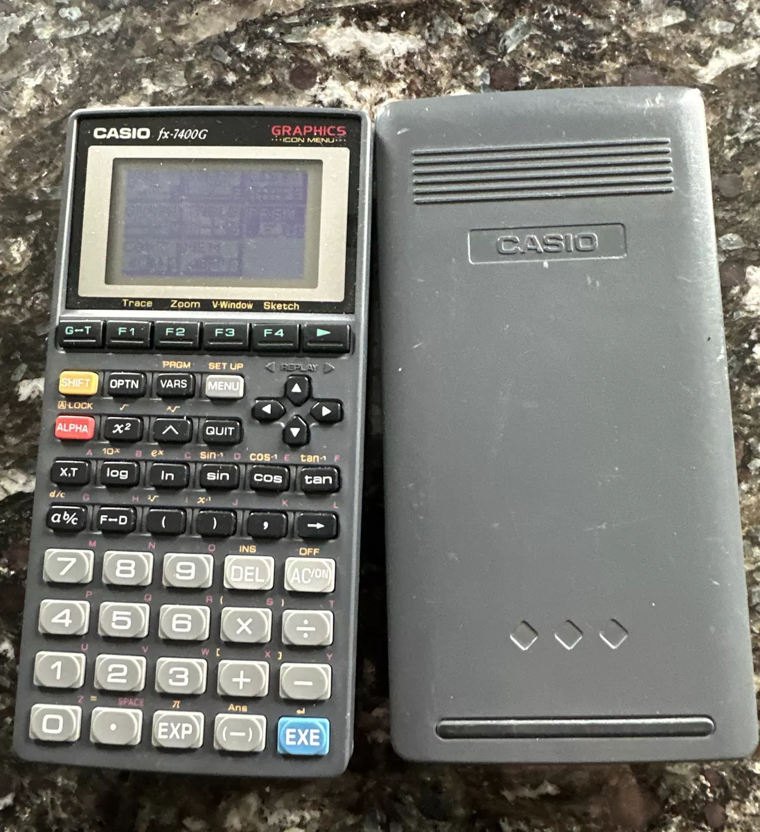 Casio FX 7400G Electronic Graphics Graphing Calculator Tested w