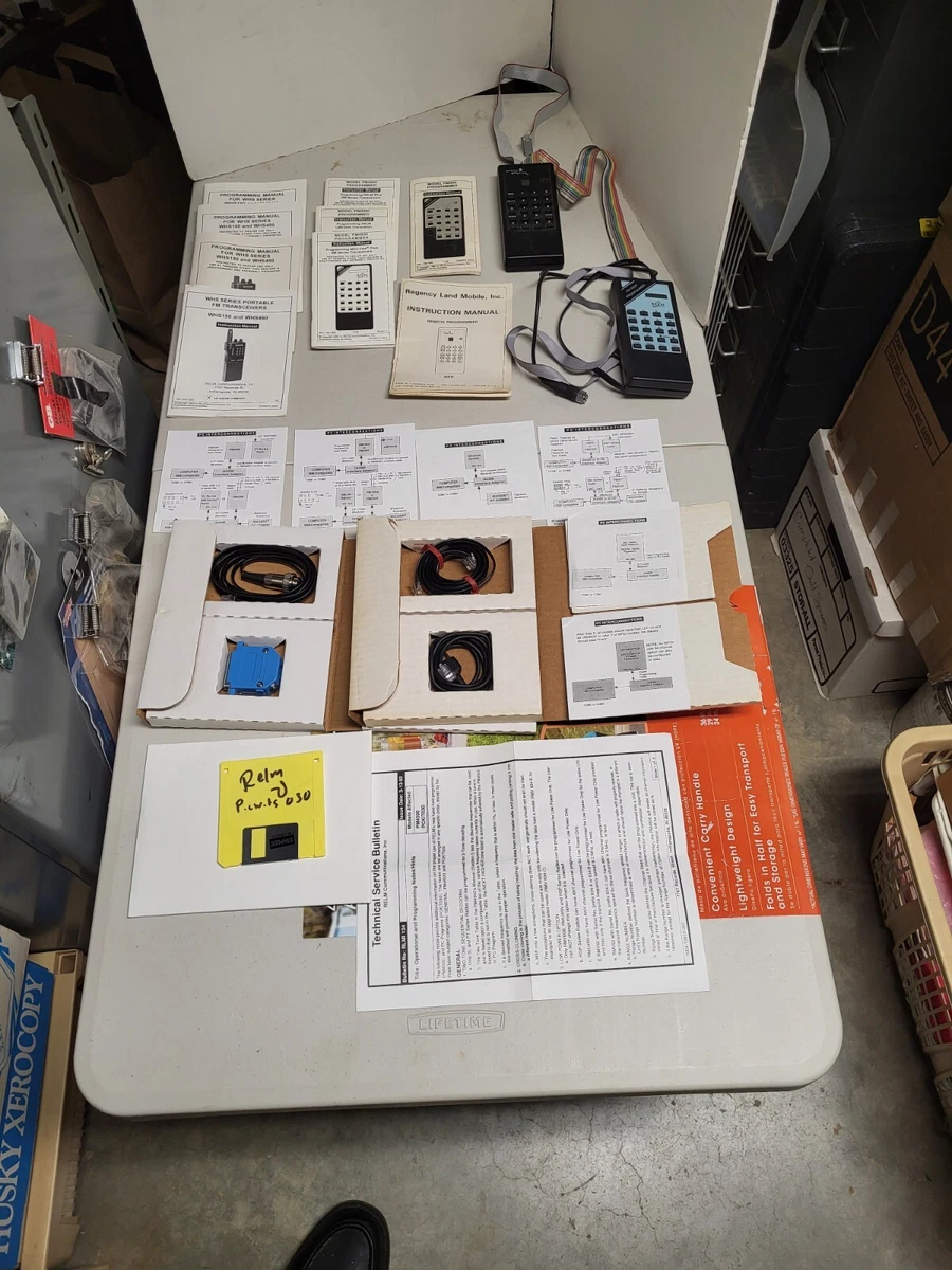 RELM PROGRAMMERS SL, PT, RM, RSP, LMV, SM, BASE, REPEATER, OLDER SLOPE RADIOS