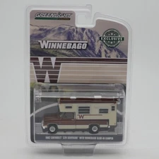 Greenlight 1:64 1982 CHEVROLET G20 SILVERADO WITH WINNEBAGO SLIDE-IN GAMPER