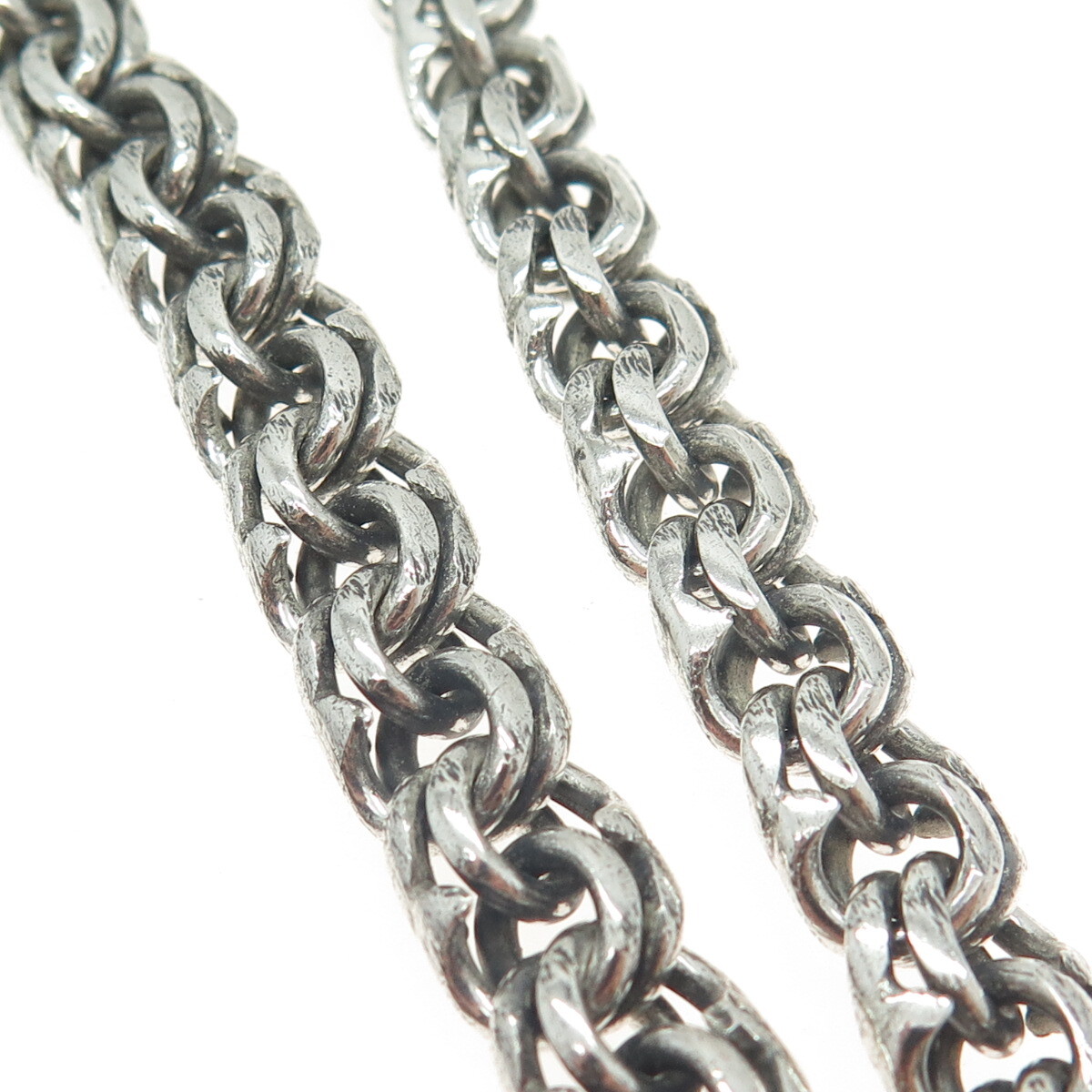 925 Sterling Silver Vintage Bismark Link Oxidized Bracelet 925 Sterling Silver Vintage Bismark Link Oxidized Bracelet