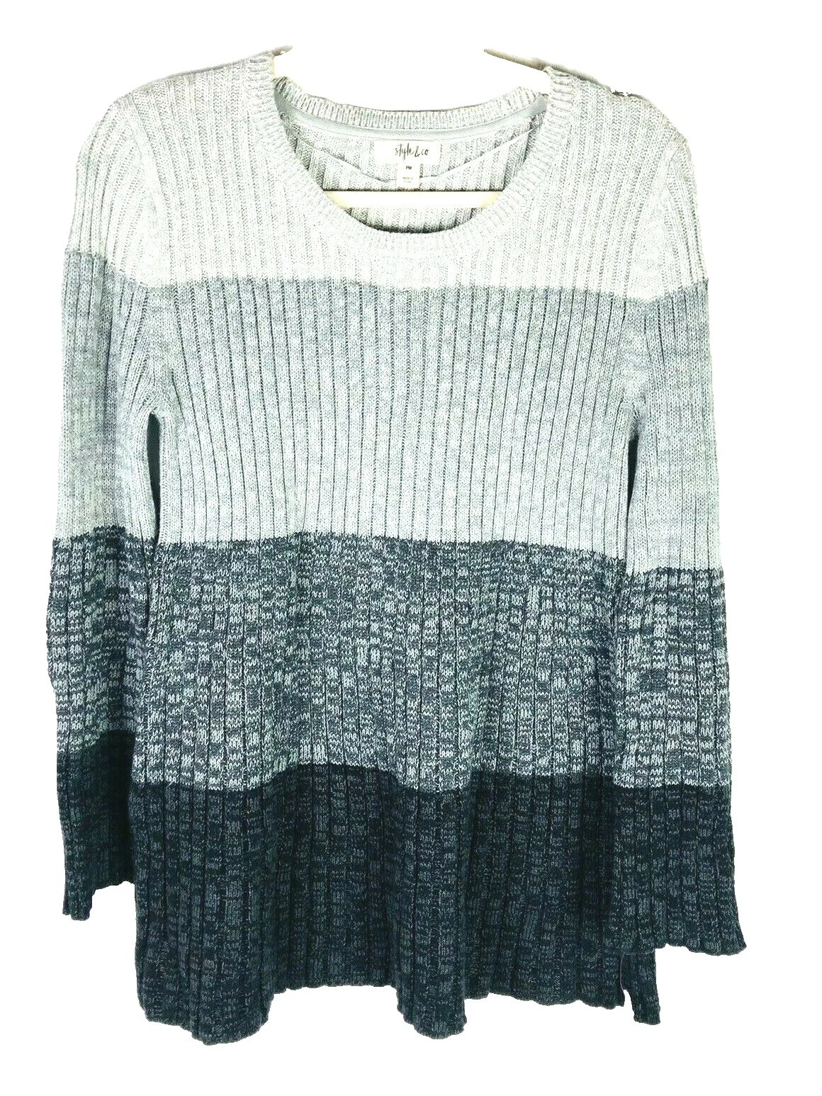 Estilo & co. Suéteres para mujer a rayas de algodón