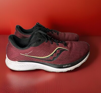 Running Shoe Saucony Guide Marron Saucony Mens Size Maroon