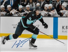 Autographed Seattle Kraken Haydn Fleury 8x10 Photo #2 Original