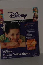 DISNEY CREATIVE STICKES COSTOM TATTOO  3 SHEETS 981569