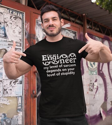 Ich bin Ingenieur T-Shirt Sarkasmus Mechaniker Techniker Arbeiter Stab Geschenk Top