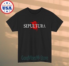 Sepultura Men's Black Size S-5XL