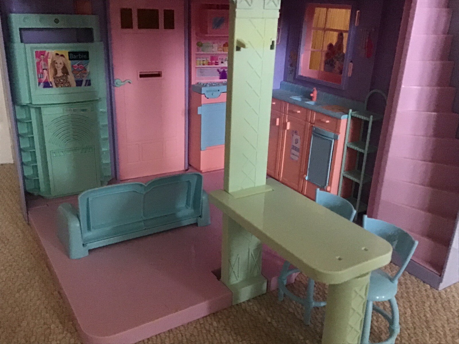 Barbie House Bundle House, Furniture, Car, Dolls eBay